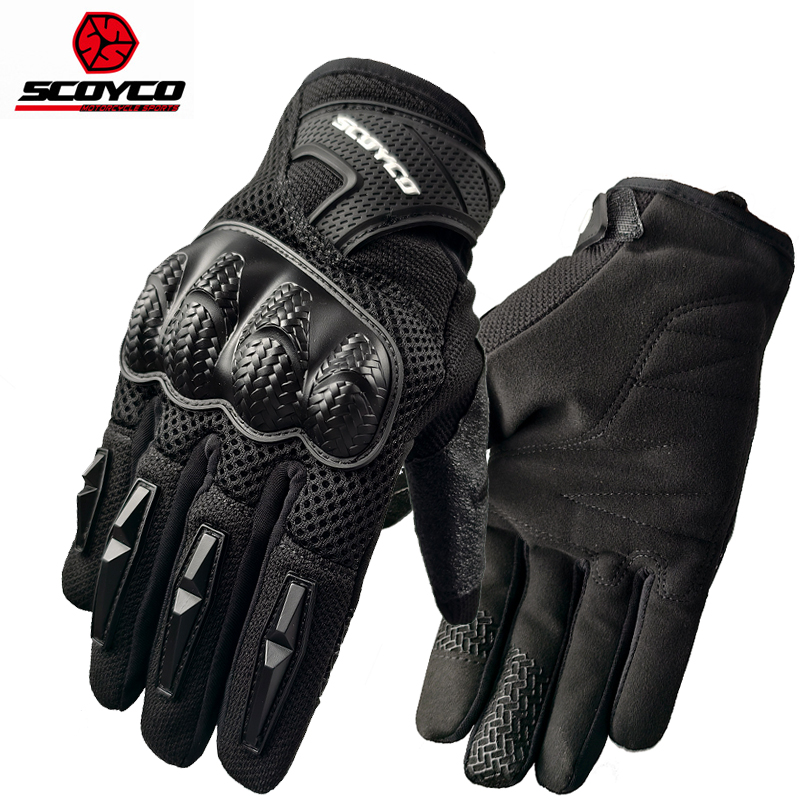 Mountain Biking Trails - Scoyco Motorcycle Riding Gloves Touch Screen