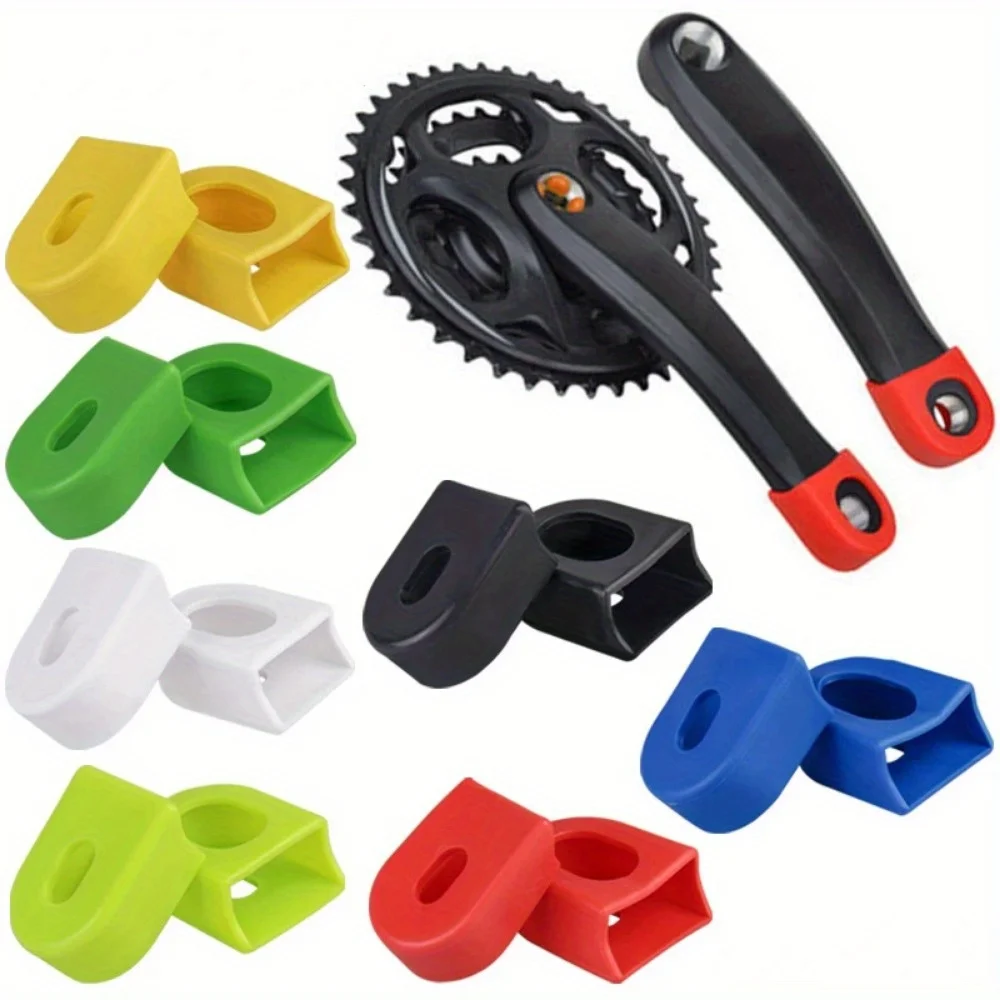 Mountain Biking Equipment - Bicycle Silicone Crank Cover Protector Silicone