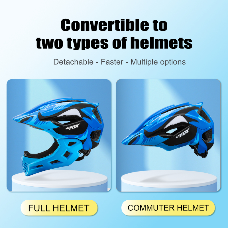 BATFOX Kids Full Face Bike Hel - đánh giá và giá Mountain Biking Full Face Helmet
