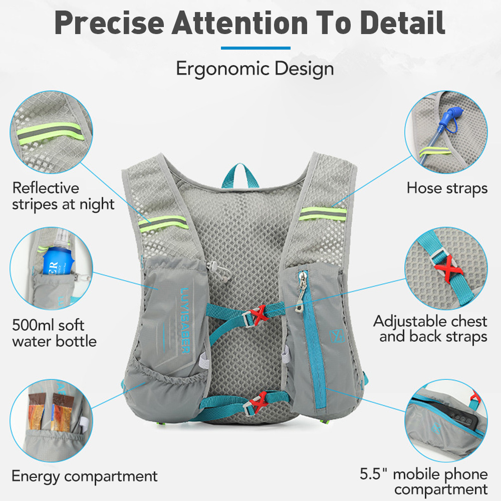 5L Ultra-light Hydration Vest  - đánh giá và giá Mountain Biking Backpack