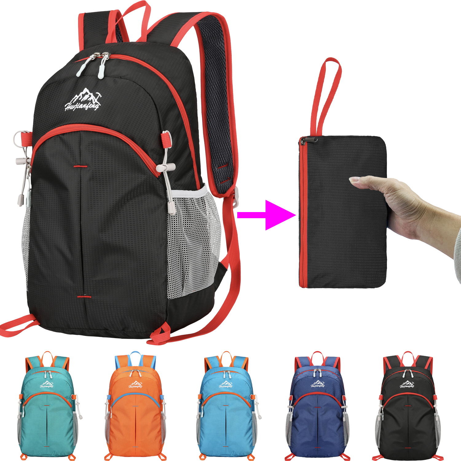 18L Portable Foldable Backpack - đánh giá và giá Mountain Biking Backpack