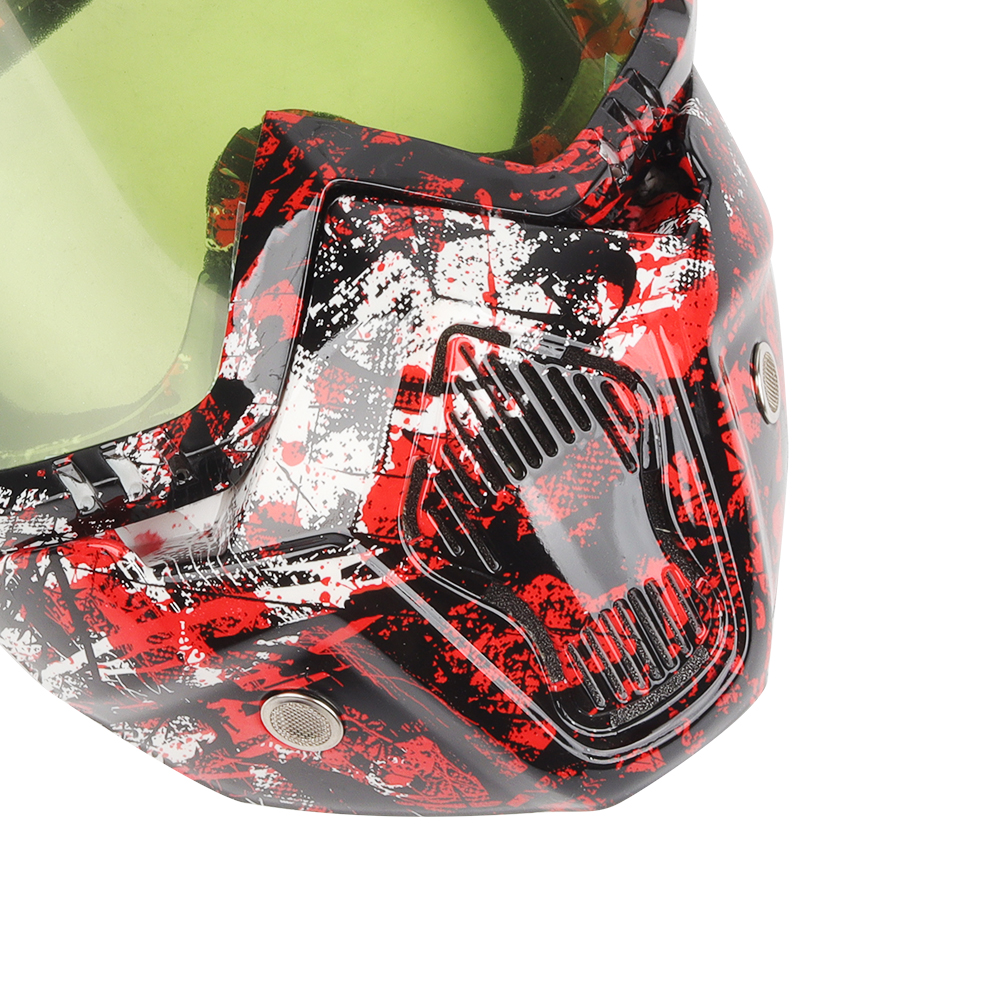 Motorcycle goggles, masks, off - đánh giá và giá Mountain Biking Full Face Helmet