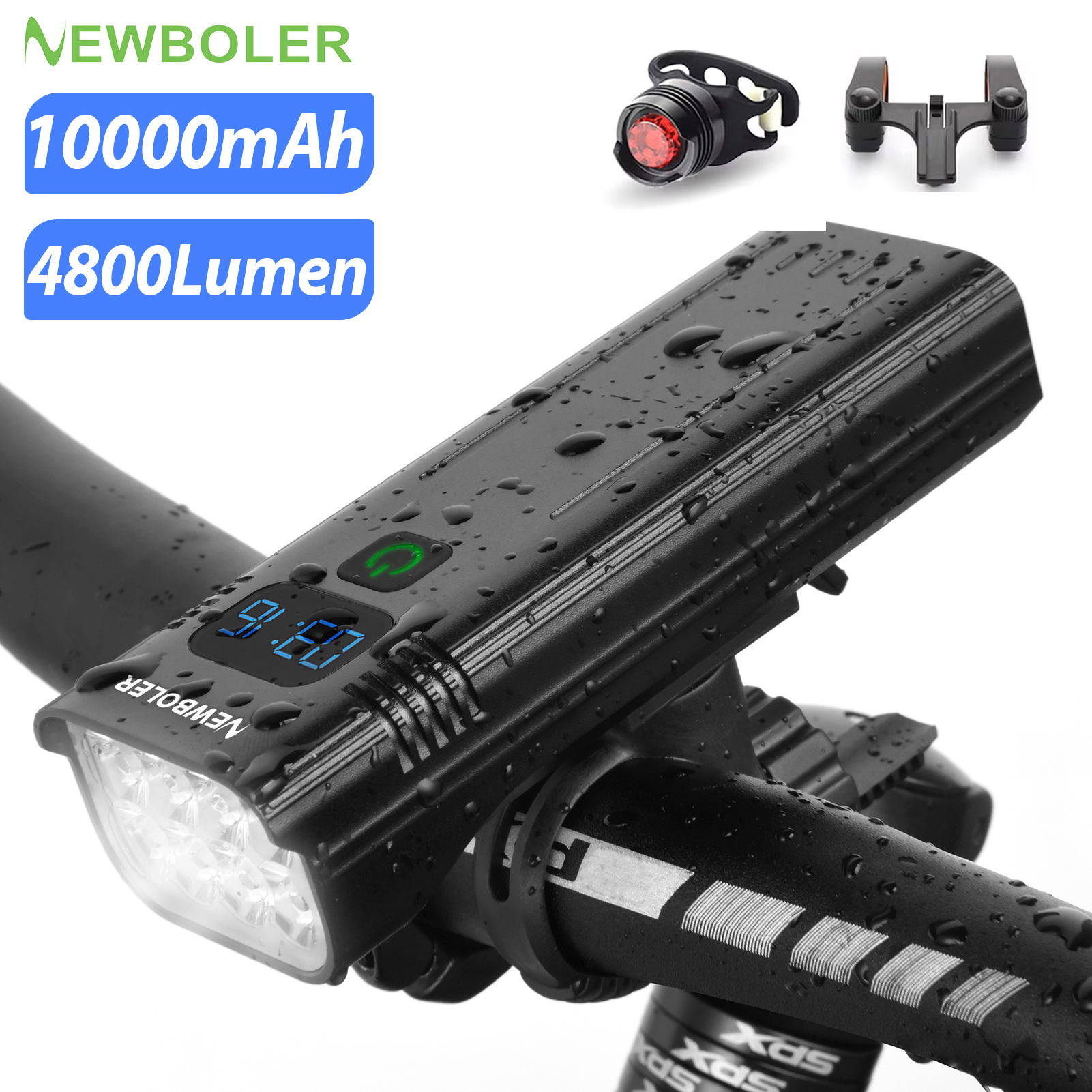 NEWBOLER Bicycle Light USB Cha - đánh giá và giá Mountain Biking Backpack