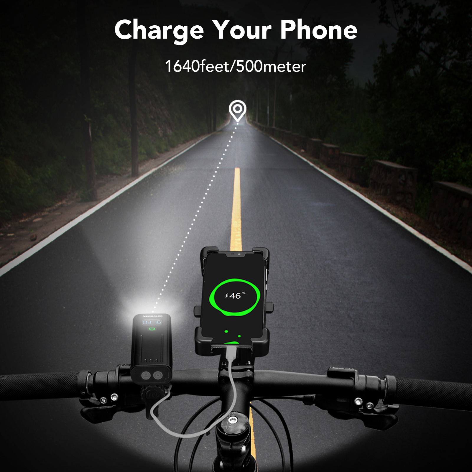 NEWBOLER Bicycle Light USB Cha - đánh giá và giá Mountain Biking Backpack