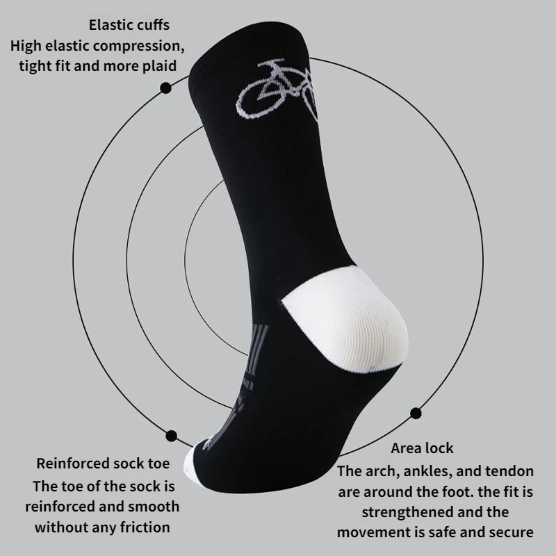 1/4Pairs Medium Tube Quick Dry - đánh giá và giá Mountain Biking Socks