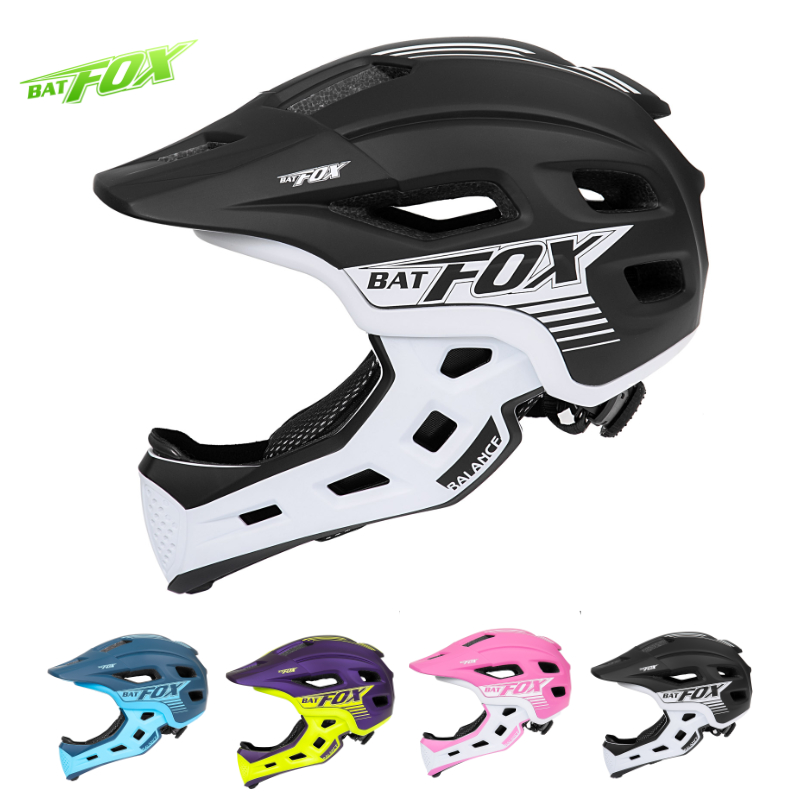 BATFOX Bike Helmet Kids Full F - đánh giá và giá Mountain Biking Full Face Helmet