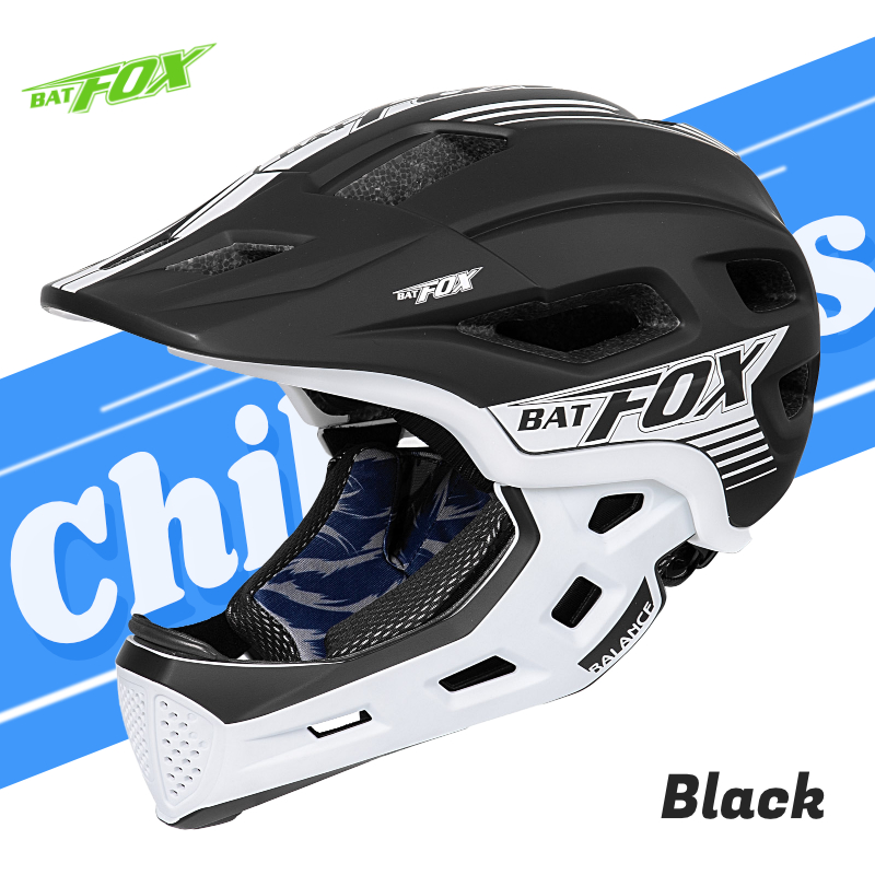 BATFOX Bike Helmet Kids Full F - đánh giá và giá Mountain Biking Full Face Helmet