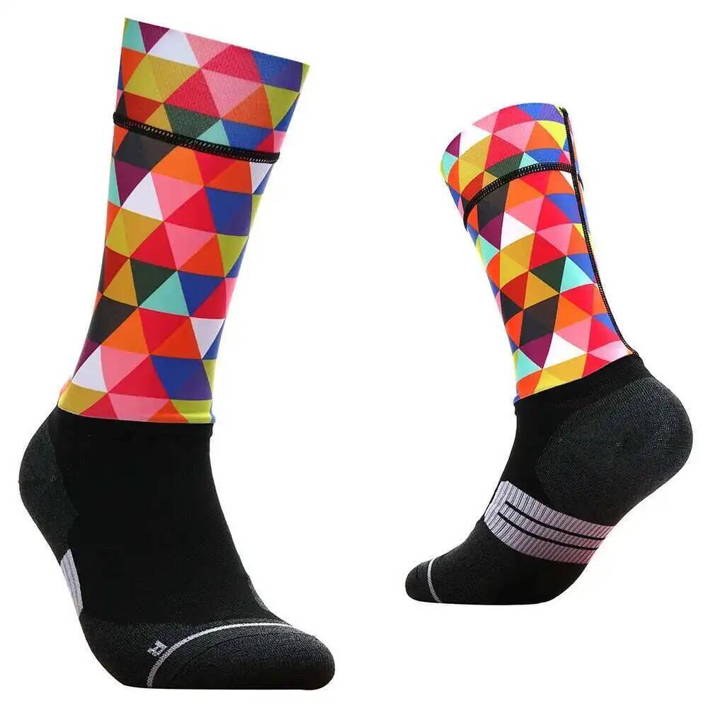 Vibrant Geometric Cycling Sock - đánh giá và giá Mountain Biking Socks