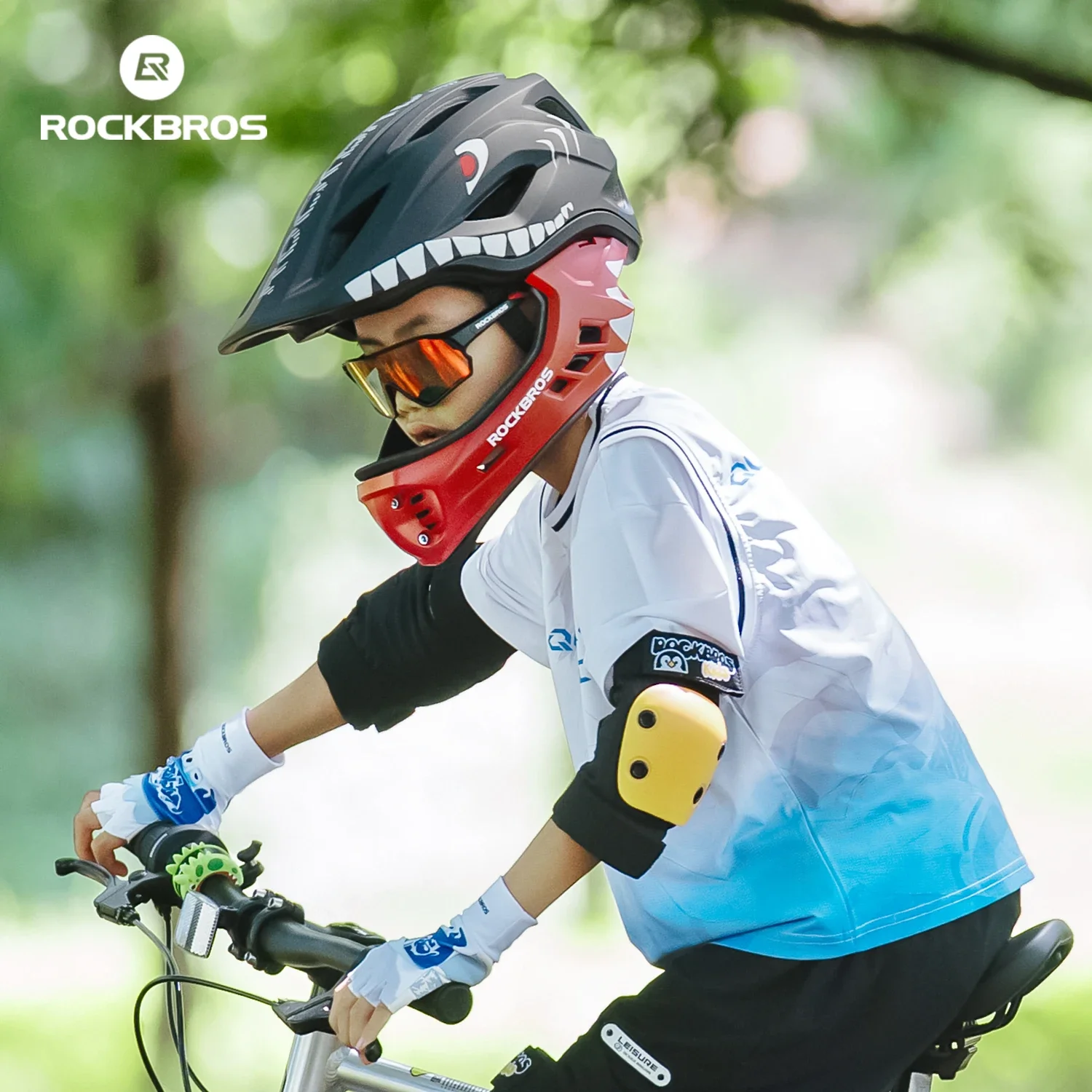 ROCKBROS Child Cycling Helmets - đánh giá và giá Mountain Biking Full Face Helmet