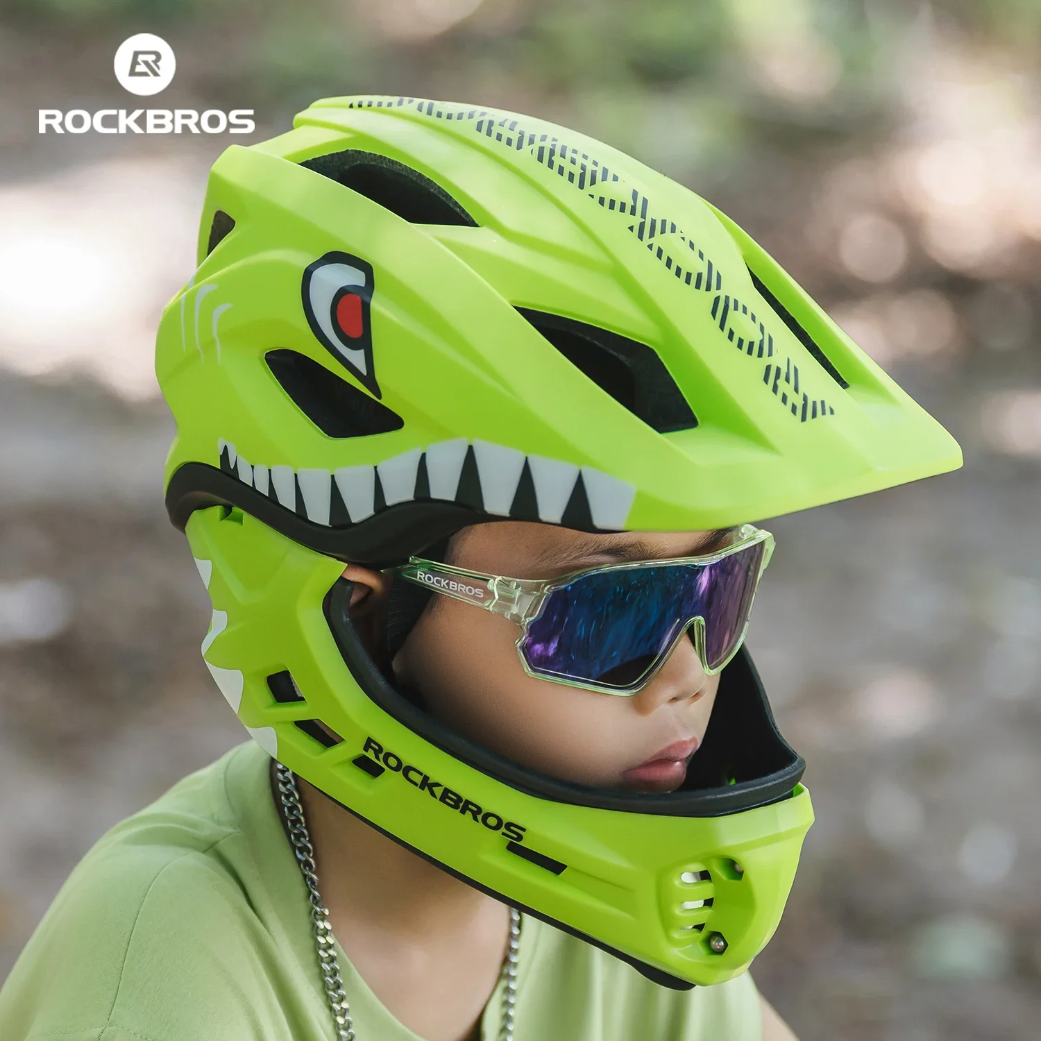 ROCKBROS Child Cycling Helmets - đánh giá và giá Mountain Biking Full Face Helmet
