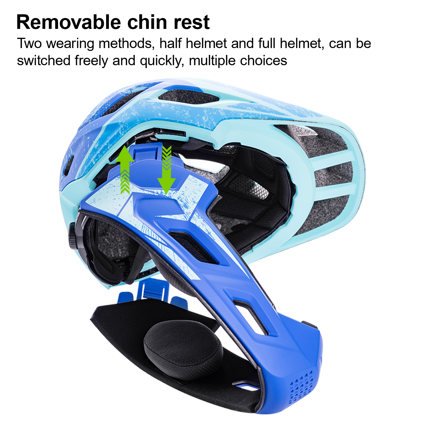 UMUSEEKER children's full-face - đánh giá và giá Mountain Biking Full Face Helmet