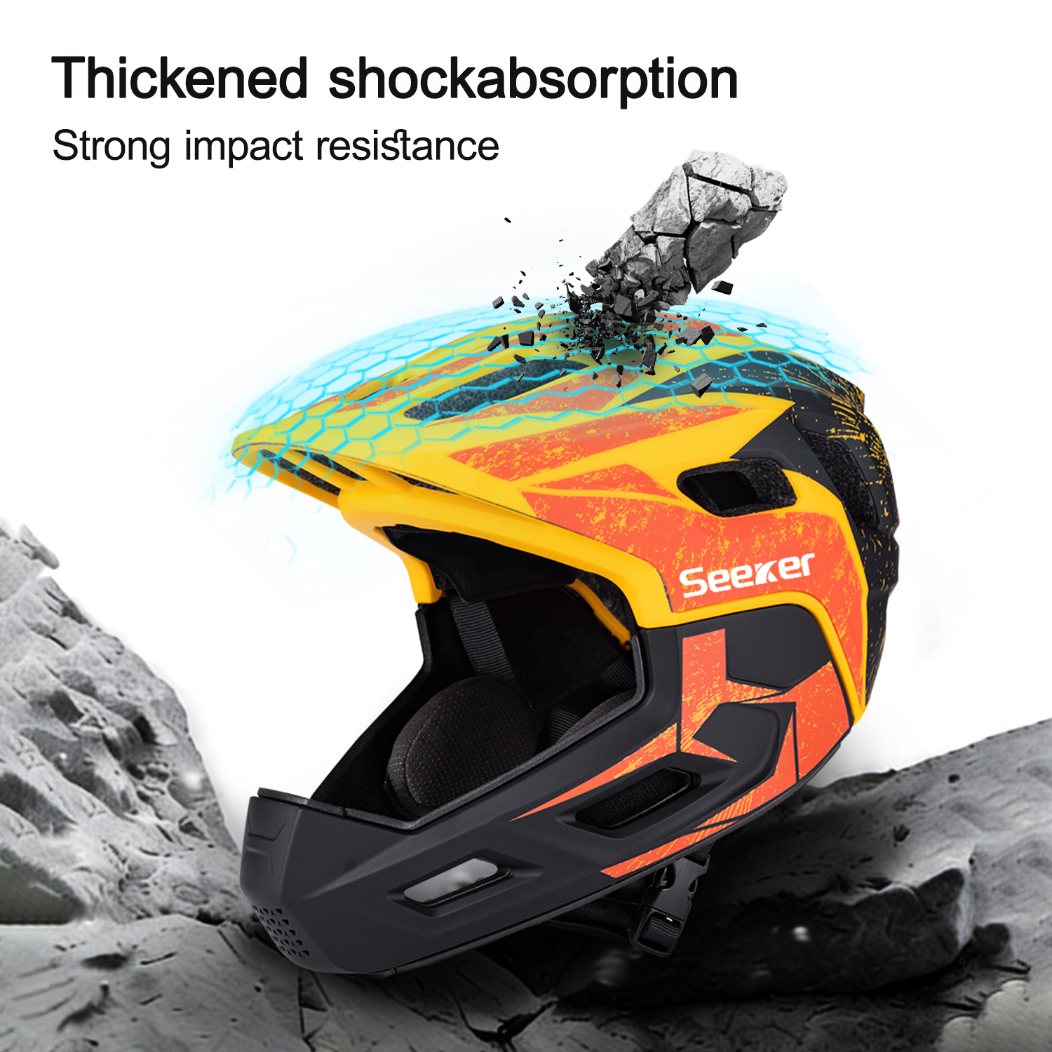 UMUSEEKER children's full-face - đánh giá và giá Mountain Biking Full Face Helmet