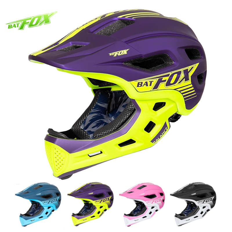 BATFOX Full Face Helmet Kids D - đánh giá và giá Mountain Biking Full Face Helmet