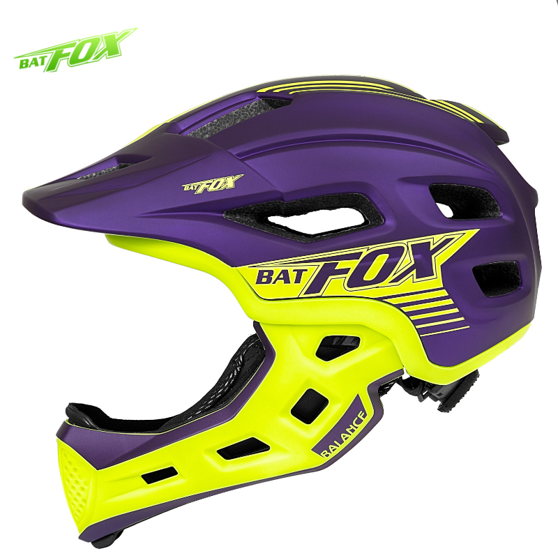 BATFOX Full Face Helmet Kids D - đánh giá và giá Mountain Biking Full Face Helmet