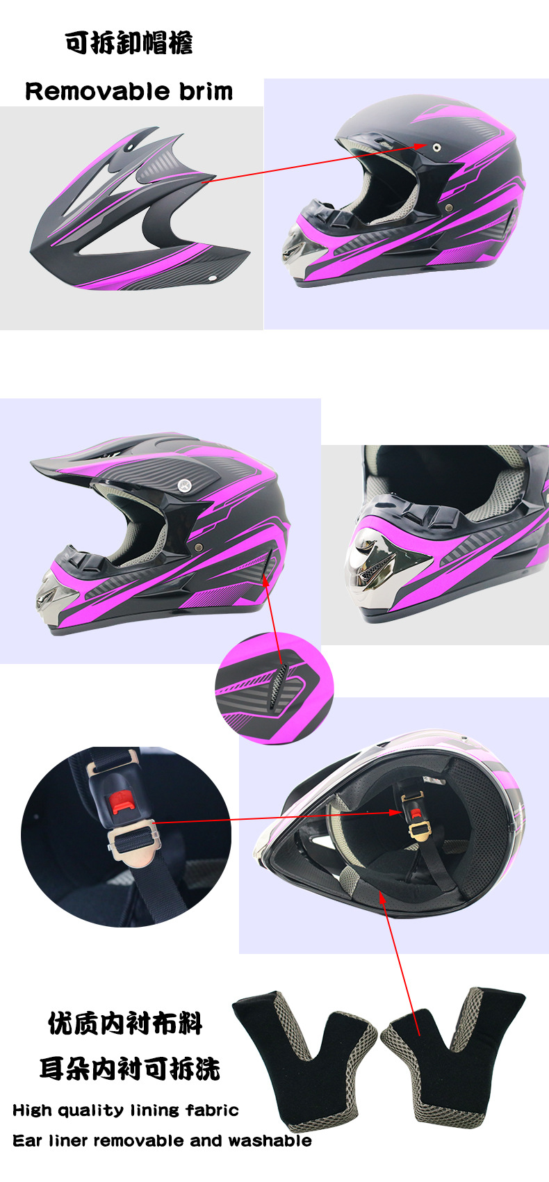 2019 New Flip Up Motorcycle He - đánh giá và giá Mountain Biking Full Face Helmet