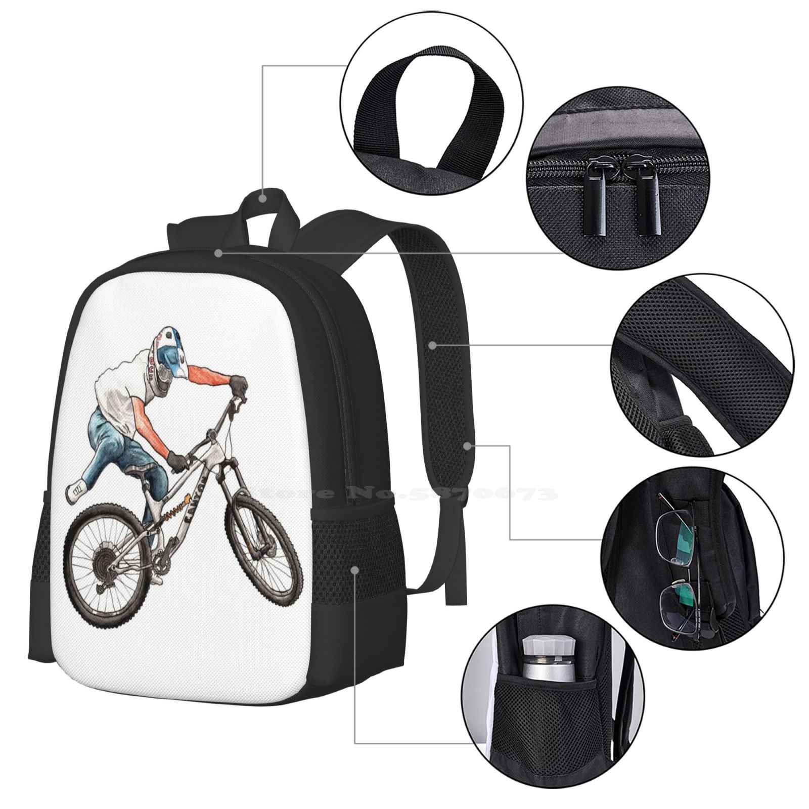 Fabio Wibmer Nac-Nac School Ba - đánh giá và giá Mountain Biking Backpack