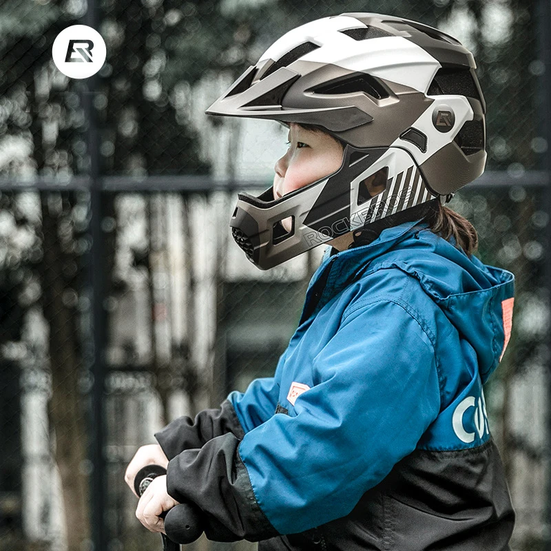 ROCKBROS Kids Detachable Full  - đánh giá và giá Mountain Biking Full Face Helmet