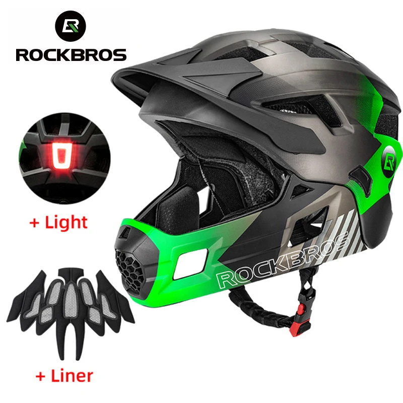 ROCKBROS Kids Detachable Full  - đánh giá và giá Mountain Biking Full Face Helmet