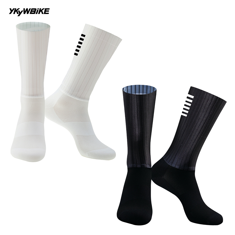 YKYW Black White Anti Slip Sil - đánh giá và giá Mountain Biking Socks