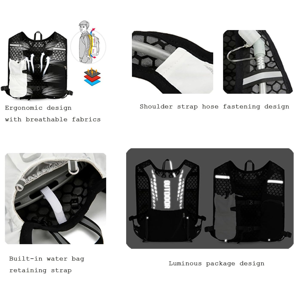 Reflective Running Hydration V - đánh giá và giá Mountain Biking Backpack