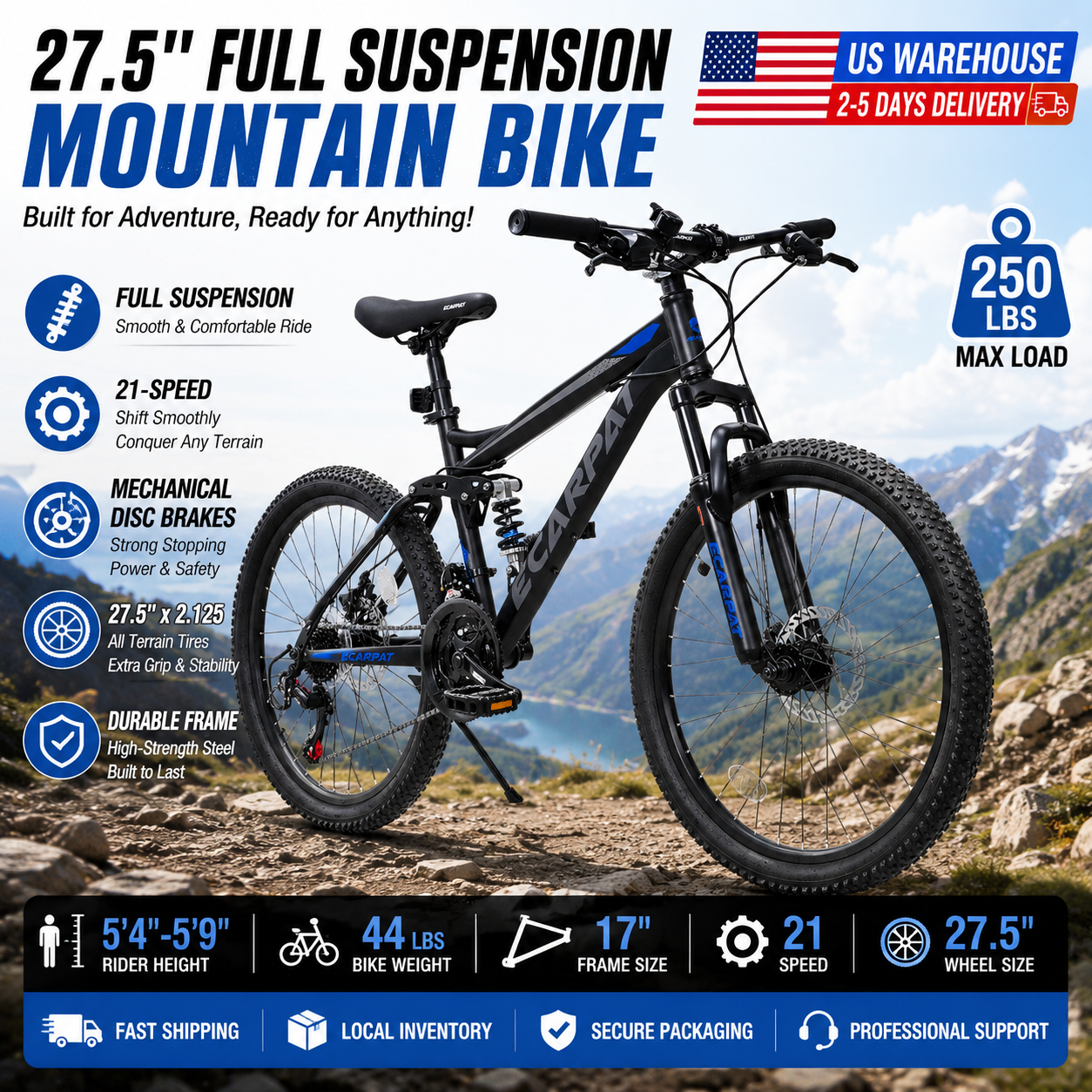 27.5 Inch Full Suspension MTB  - đánh giá và giá Mountain Biking Trails