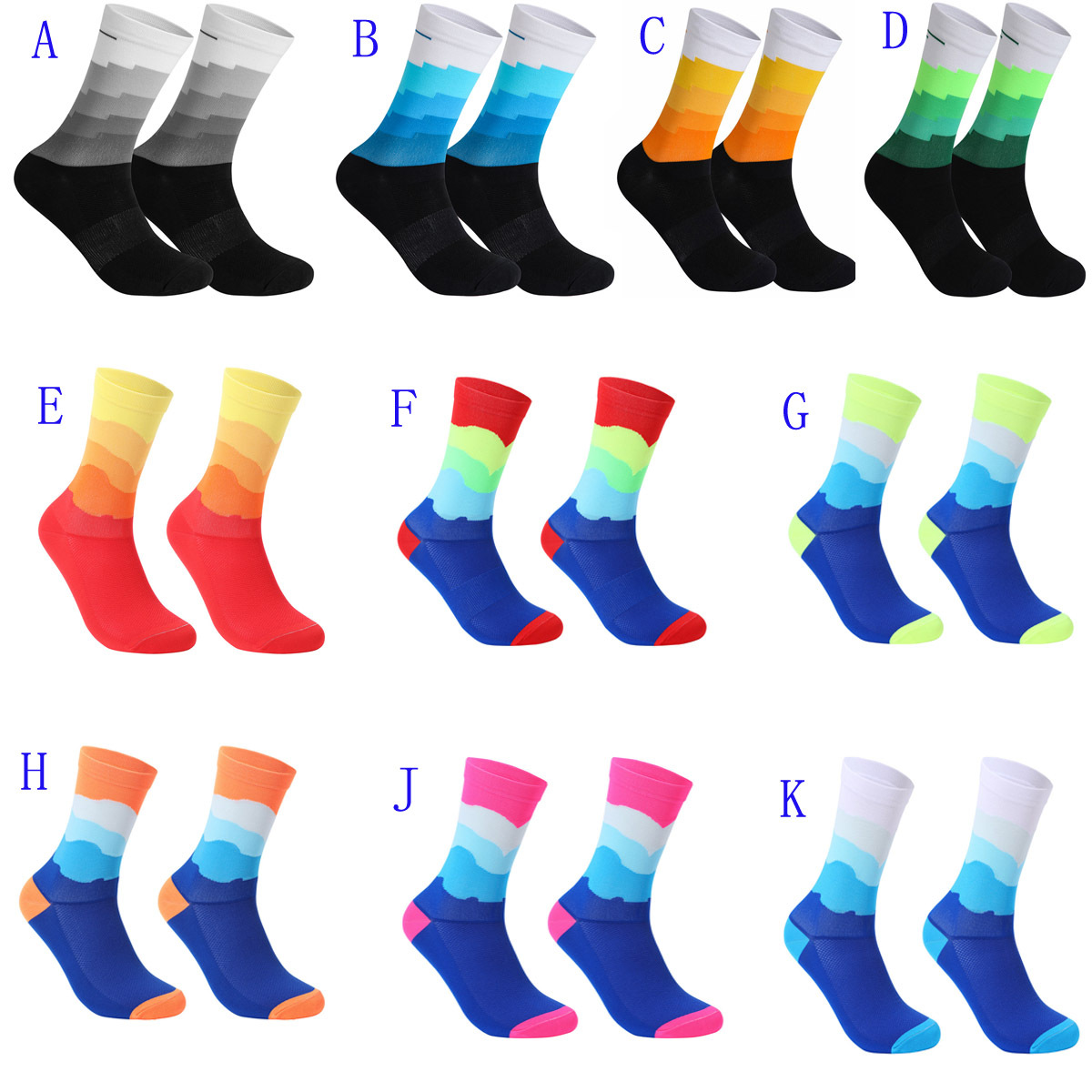 New Sport Socks Unisex Cycling - đánh giá và giá Mountain Biking Socks