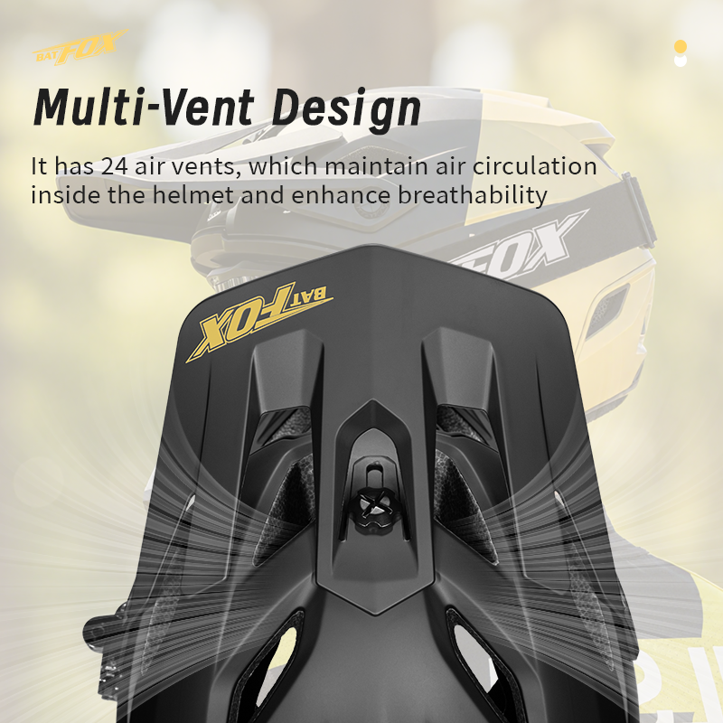 BATFOX full-face enduro helmet - đánh giá và giá Mountain Biking Full Face Helmet