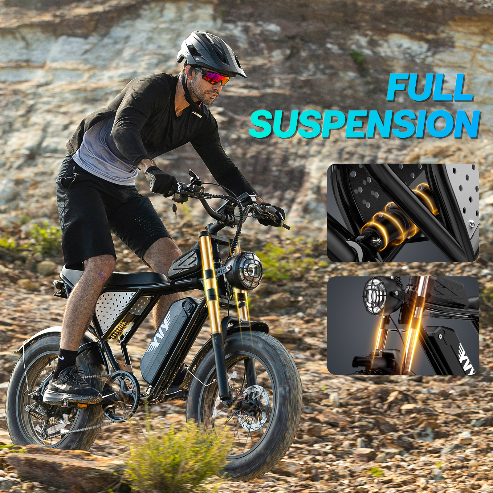 YVY K20 Lite 1200W Electric Bi - đánh giá và giá Mountain Biking Trails