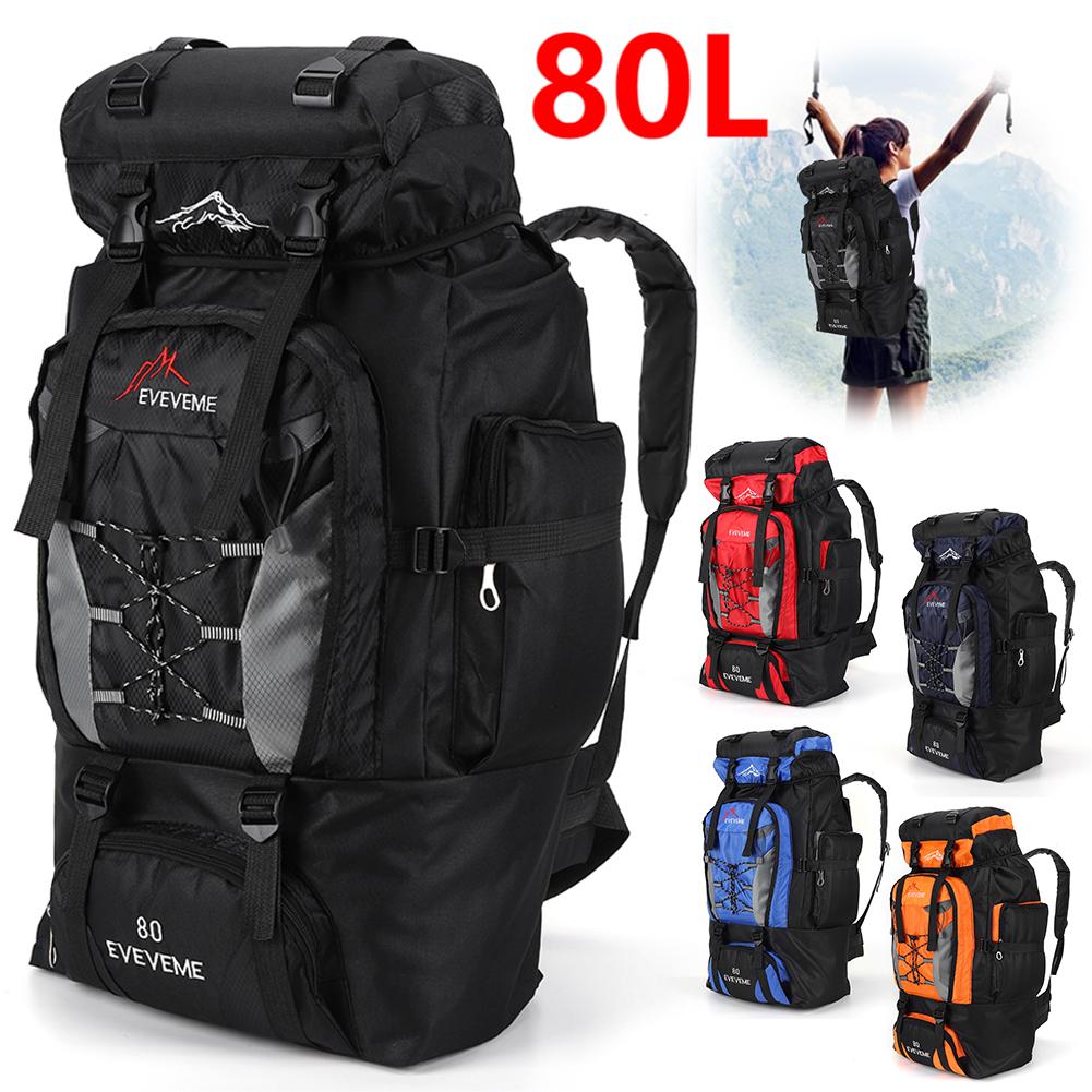 80L Waterproof Hiking Camping  - đánh giá và giá Mountain Biking Backpack