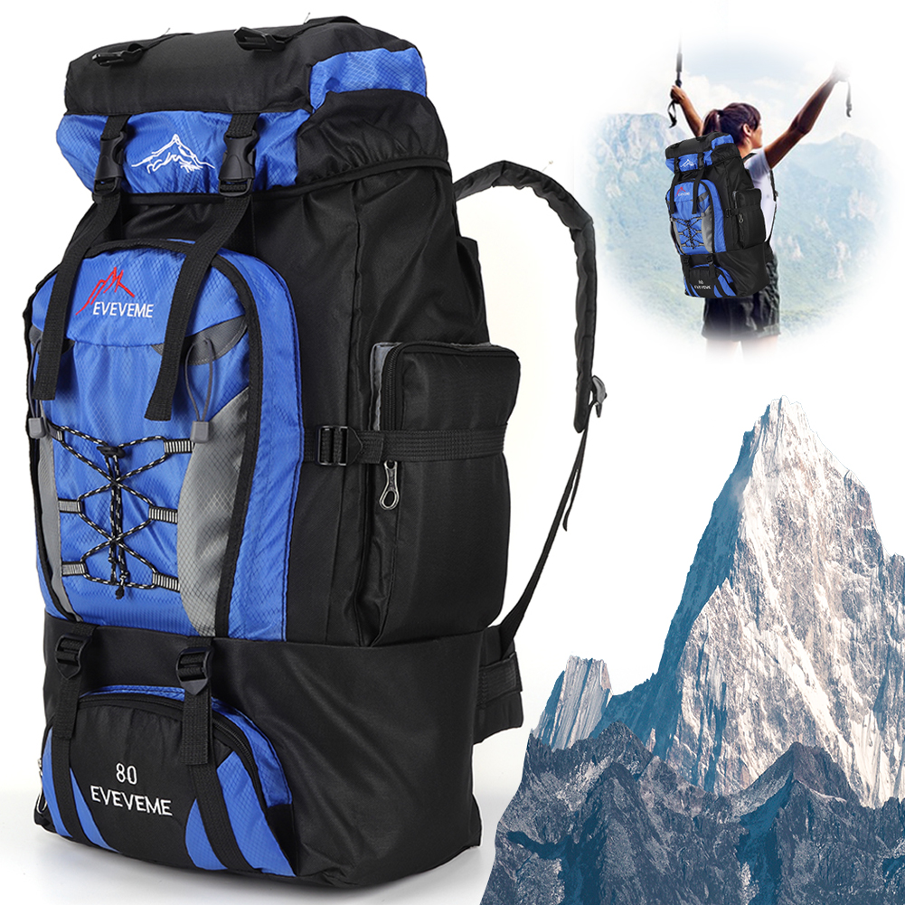 80L Waterproof Hiking Camping  - đánh giá và giá Mountain Biking Backpack