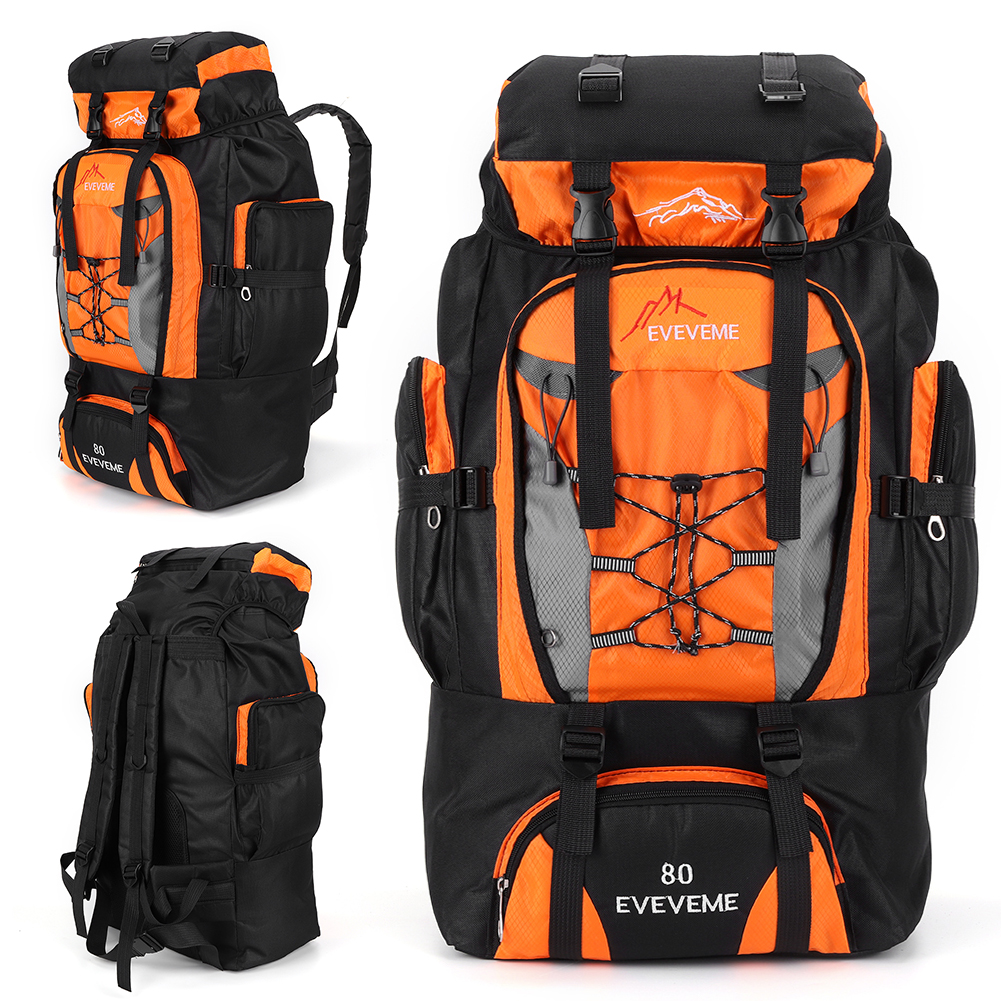 80L Waterproof Hiking Camping  - đánh giá và giá Mountain Biking Backpack