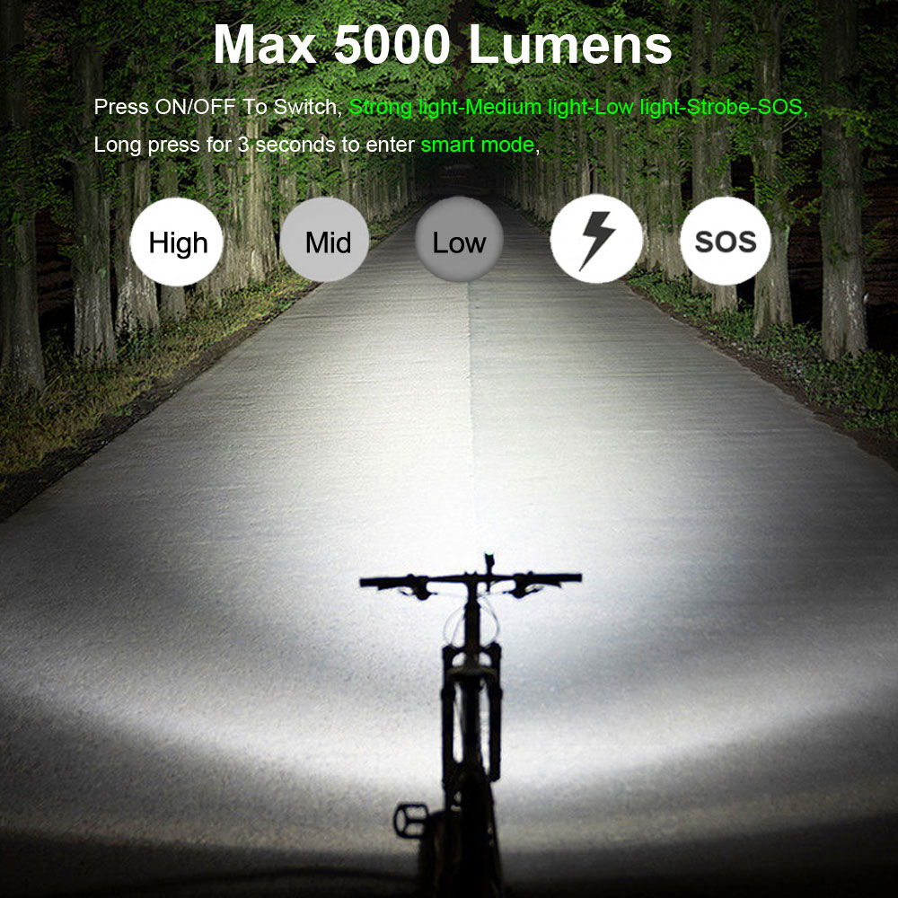 NEWBOLER 5000LM Intelligent in - đánh giá và giá Mountain Biking Backpack